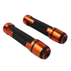 Motor Handlebar Grips 22MM 7/8 Inch for Harley Honda - Orange