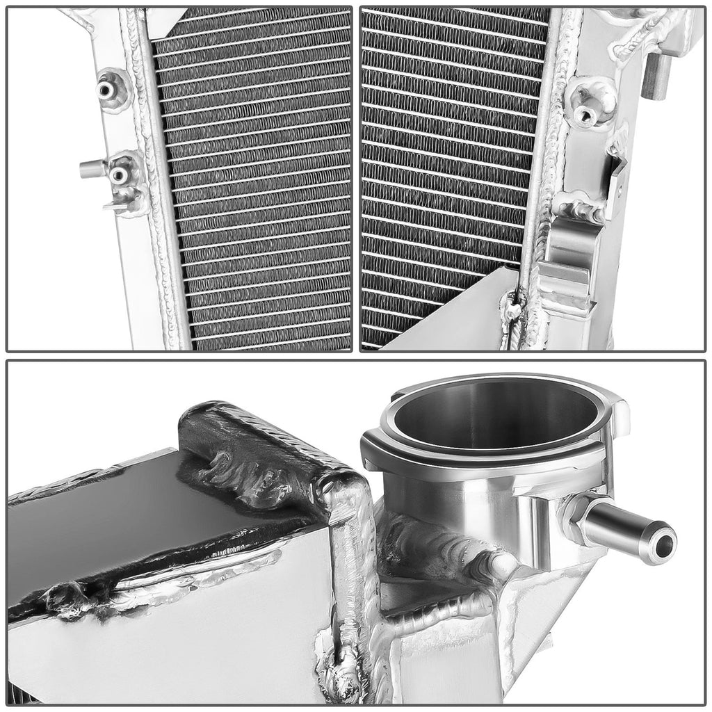 3-Row Aluminum Racing Radiator for Jeep Wrangler JK (2007–2018)