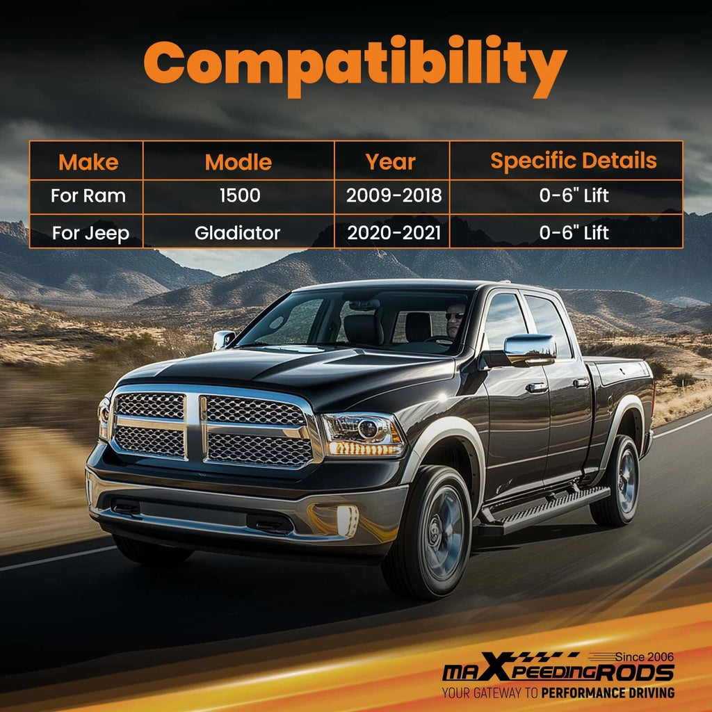 Adjustable Rear Control Arms 0-6" for Ram 1500 (2009-2018)