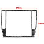 Carbon Fiber Black Radio CD Panel Frame Trim for Volkswagen Passat (2001-2005)