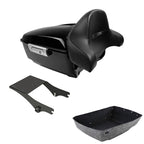 Trunk Backrest Pad Mount Rack for Harley Touring (1997–2008)