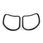 Glossy Black Front Speaker Trim Covers for Harley Road Glide FLTRX FLTRXS (15-23)