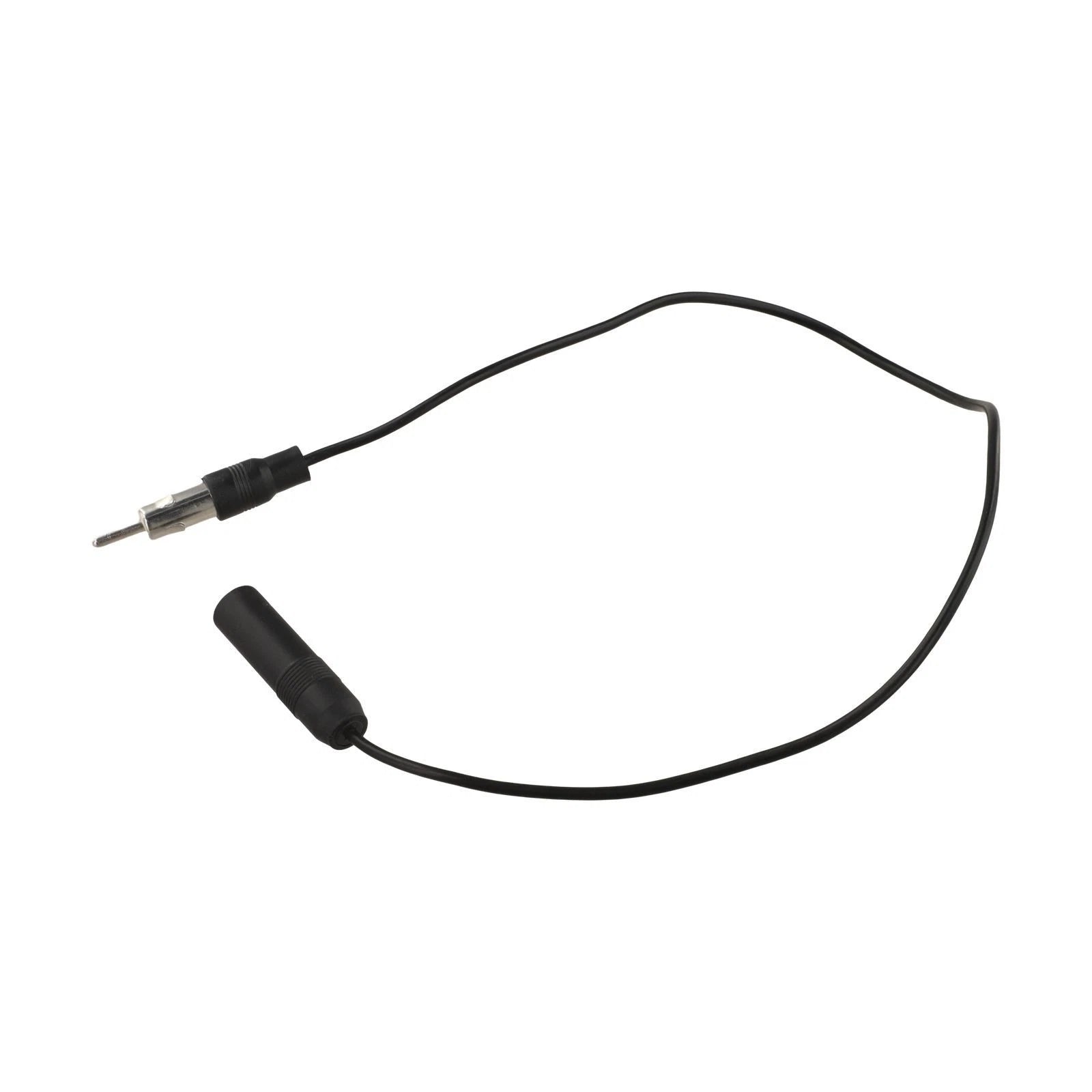 Car Radio Extension Cord for Universal Fit (50cm) - Black ABS