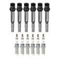 NGK Ignition Coils & Ruthenium HX Spark Plugs Kit for BMW E82 E88 E85 E70 (2007–2013)