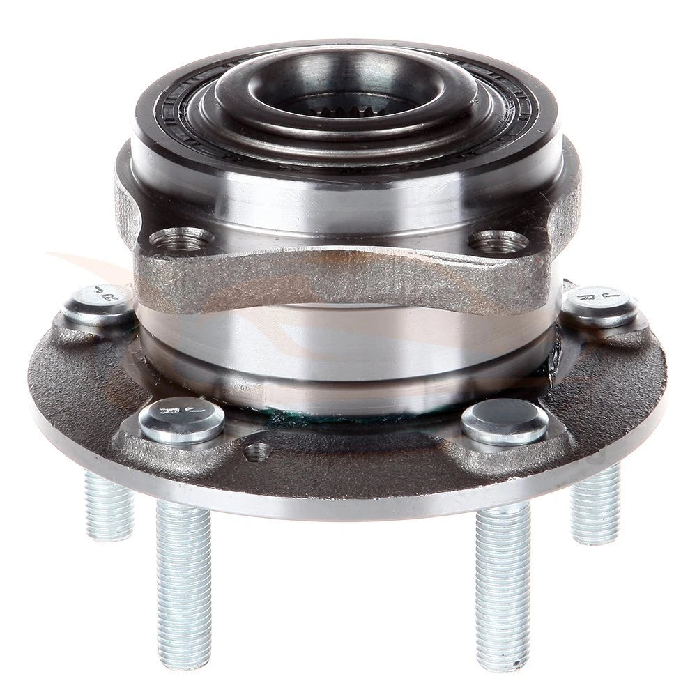 Set of 6 Front Wheel Hub & Bearing Assembly + Tie Rods for Kia (2012)