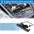 Hood Latch Assembly for Kia Forte (2019–2021) No. 81130M6000