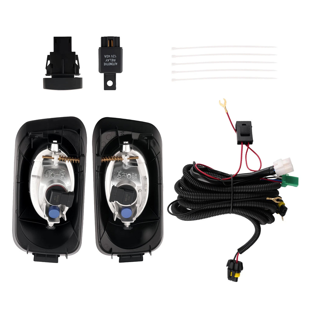 Fog Lights for Acura TSX (2004–2005) Bumper Driving Lamps w/Bulbs & Switch