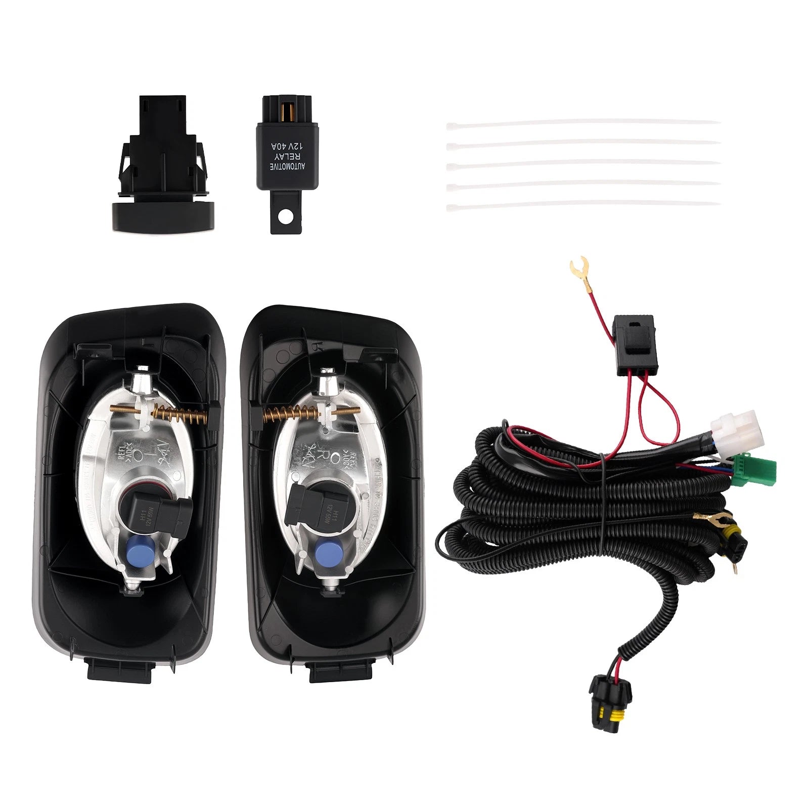 Fog Lights for Acura TSX (2004–2005) Bumper Driving Lamps w/Bulbs & Switch
