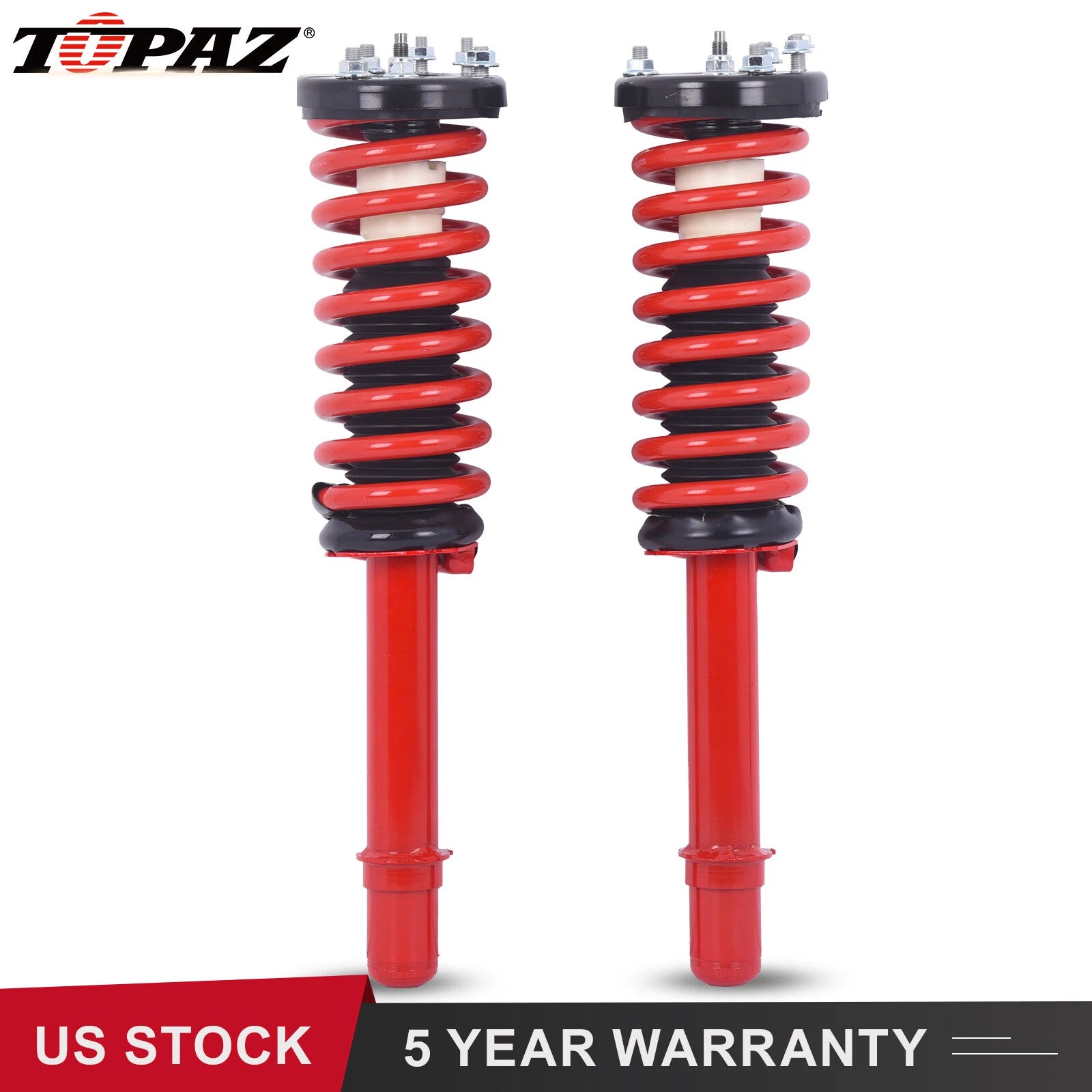 2X Front Complete Shock Struts Assembly for Honda Accord (2003-2007)