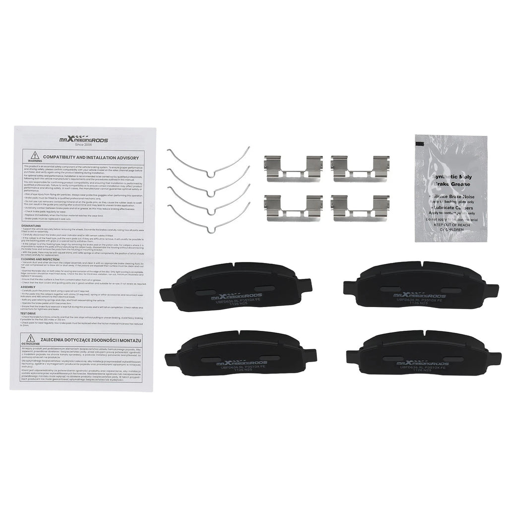 Front Brake Pads Kit for Ford F-150 (2004-2009)