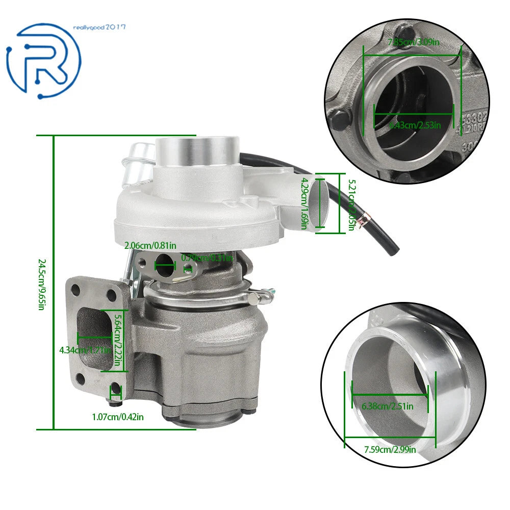Turbocharger for Cummins 4BT 110HP (1995-2006)