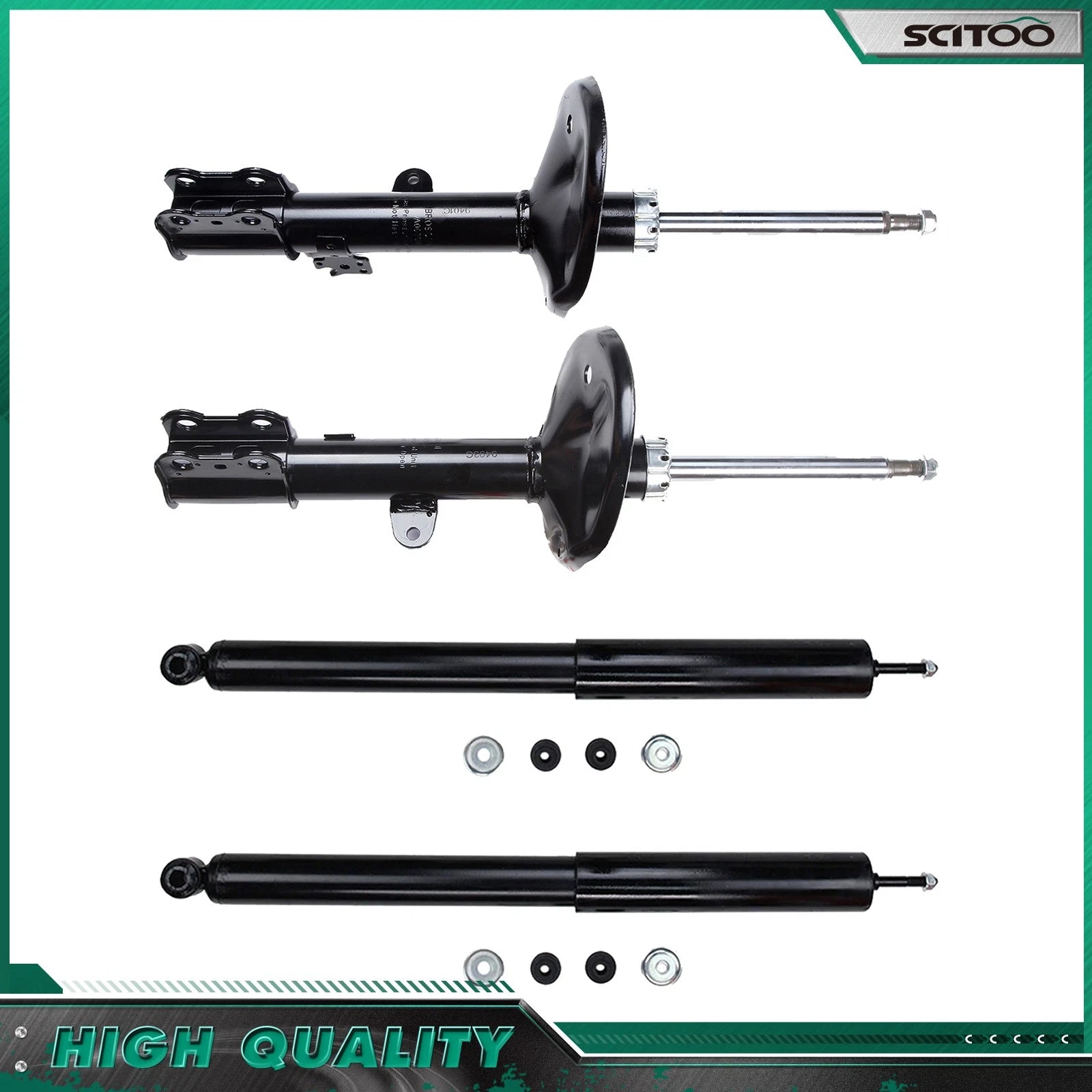 Front & Rear Shocks Struts Set for Toyota RAV4 (2000–2005)