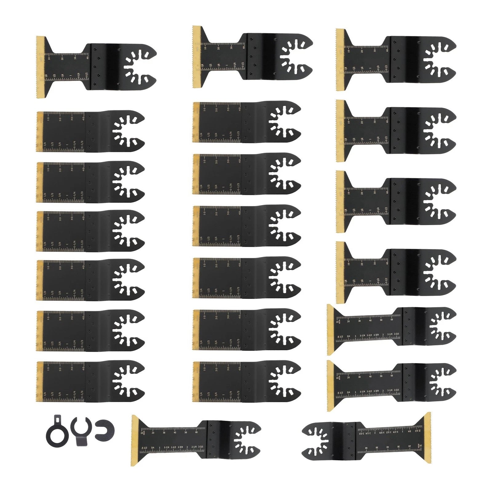 22-Piece Titanium Oscillating Saw Blades Kit for Multitool (Universal)