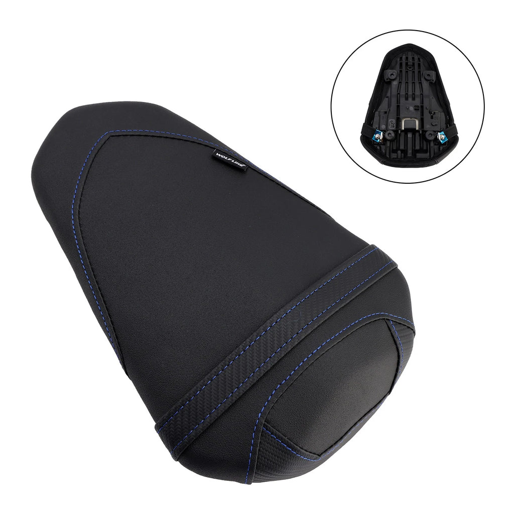 Rear Seat Passenger Cushion for Yamaha YZF-R3, MT-03 (2015–2023) - Blue