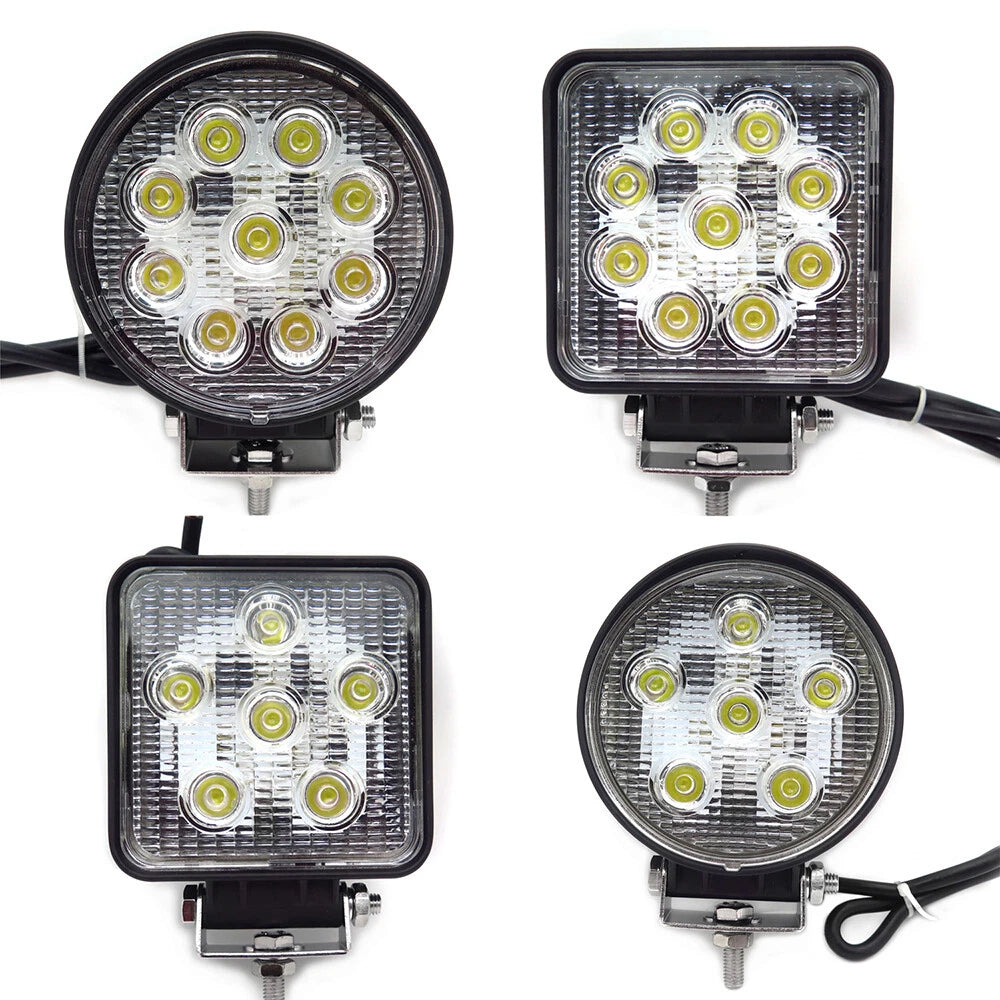 18W 27W LED Off Road Work Light for SUV Car (12V 24V)