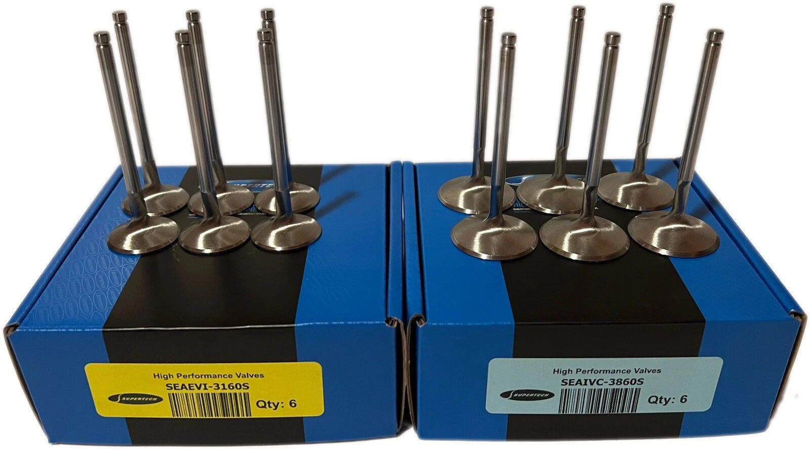 Set of 4 Inconel Exhaust Valves for SeaDoo RXP RXT (4TEC/ACE)