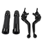 Black Brake Clutch Lever Grip Set for Yamaha FJR XJR 1300 (2001-2008)