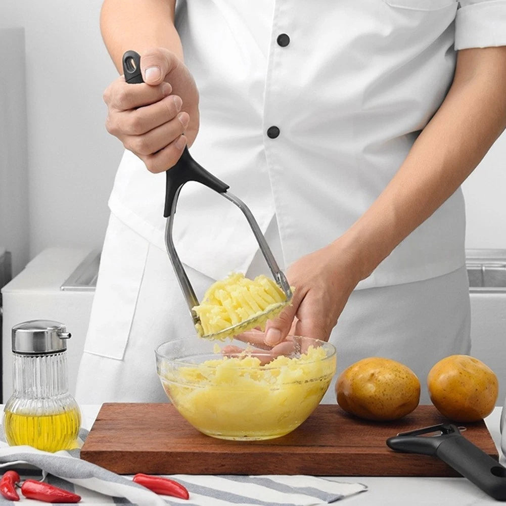 Stainless Steel Potato Masher with Comfortable Grip Handle (30.5 x 9.5cm)