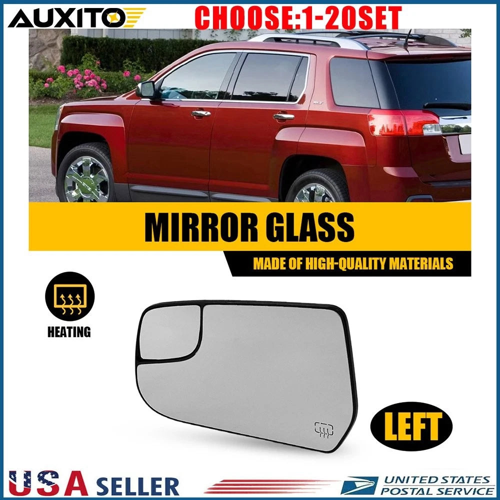 Heated Mirror Glass Left for Chevrolet Equinox GMC Terrain (2010–2017) GM1324126