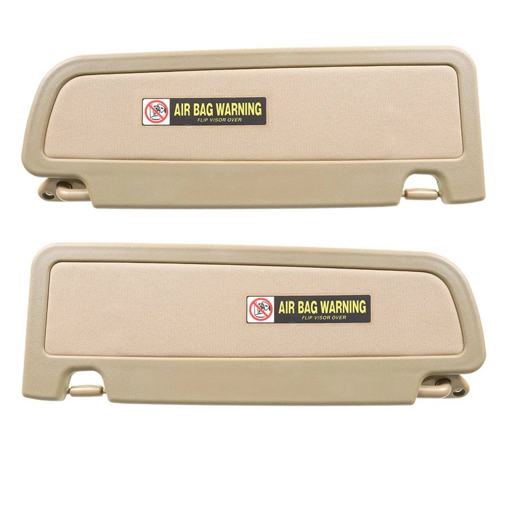 Set of 2 Sun Visors for Honda Civic (2006–2011) Beige