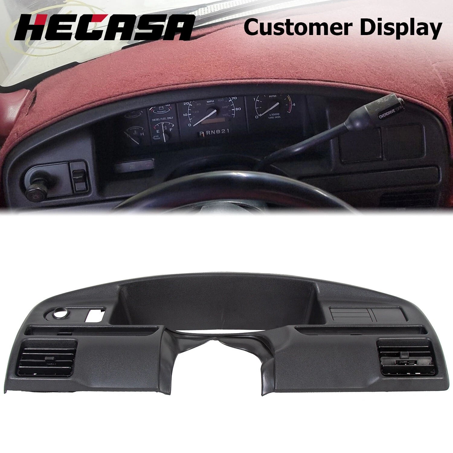 Dash Cluster Bezel Trim for Ford F150 F250 F350 (1992–1997)