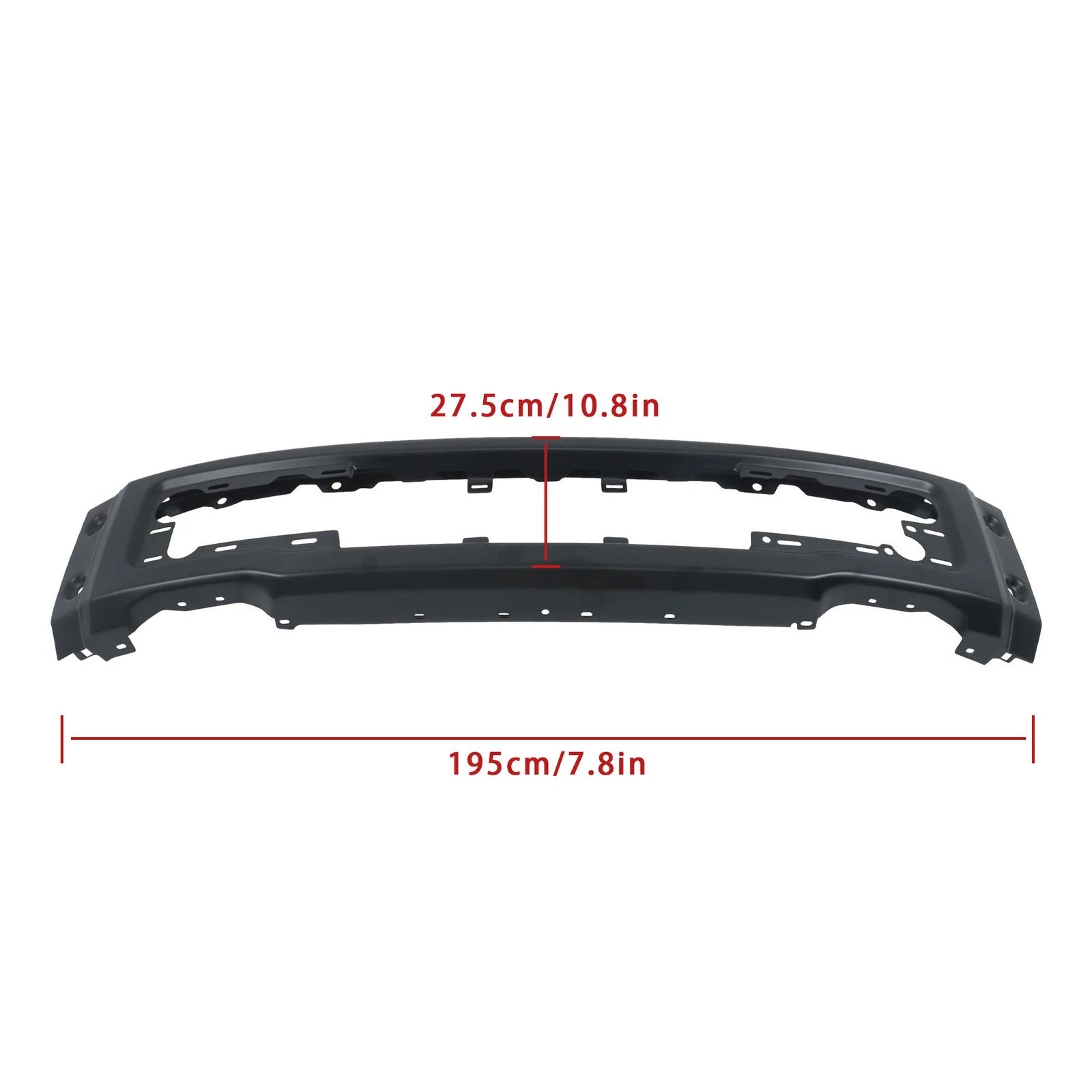 Steel Black Split-Type Front Bumper Face Bar for Ford F150 (2015-2017)