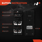 Front Left Power Window Switch for Kia Sportage (2018)