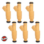 Set of 6 Fuel Injectors for Jeep Cherokee Grand Cherokee (1997–2004)