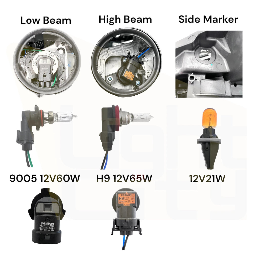 Halogen Headlight w/LED DRL for Chevy Trailblazer (2021–2023)
