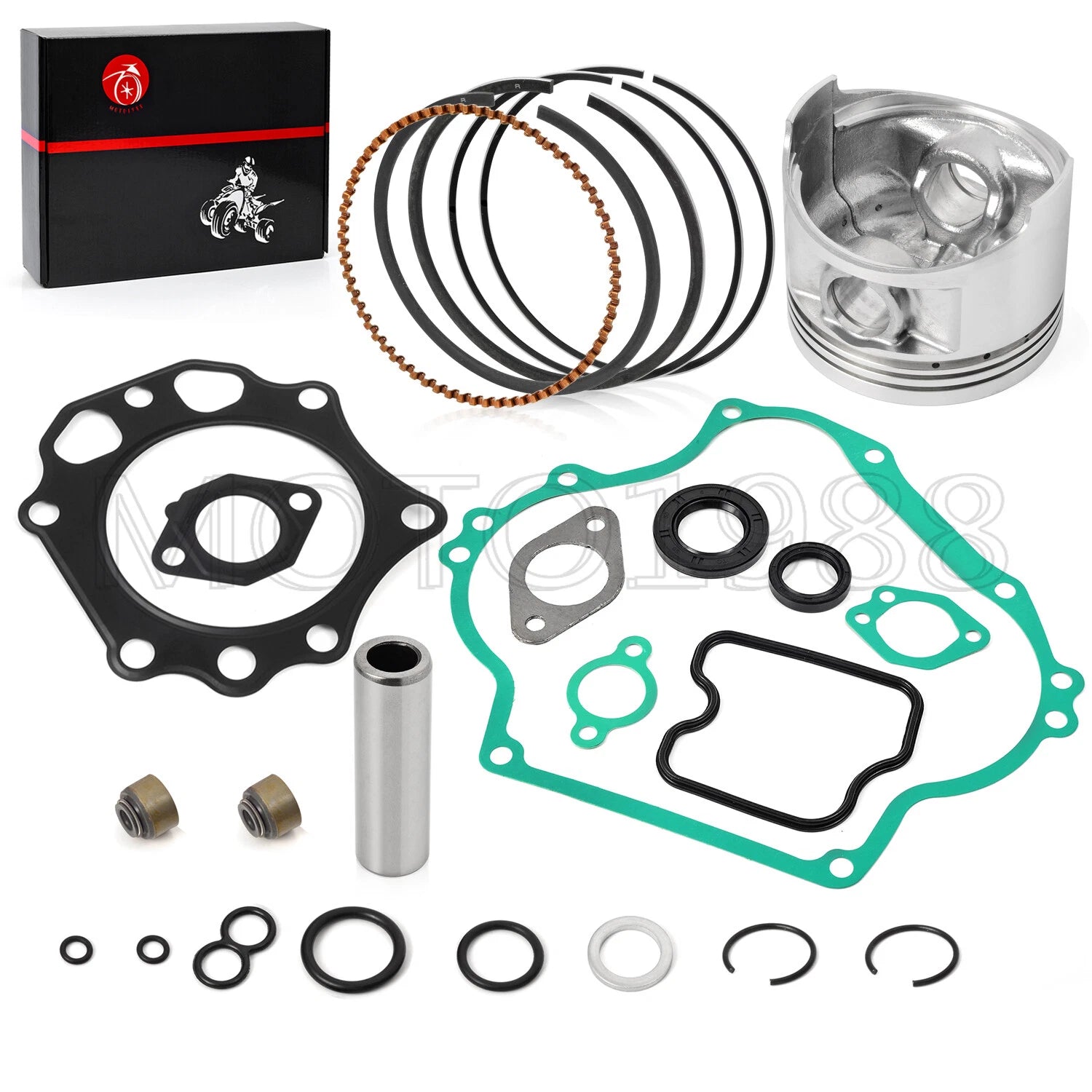 Engine Rebuild Gasket Kit for Kawasaki Mule 500 520 550 (1990-2020)
