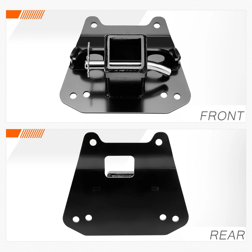 2" Rear Bumper Tow Hitch Receiver for RZR 4 XP 1000 Turbo (2014–2023)