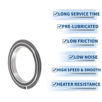 1 Pc Deep Groove Ball Bearing 6809NR2RS for Scooter Skateboard (45x58x7mm)