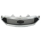 Front Grille Bumper for Ford Taurus (2013–2018) Black Chrome Replacement