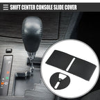 Center Console Slider Cover for Lexus IS250 (2006-2013) - Black Plastic 1 Set