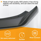 Front Bumper Spoiler Lip for Chevy Camaro SS V8 (2016–2024) Tinted Matte Black