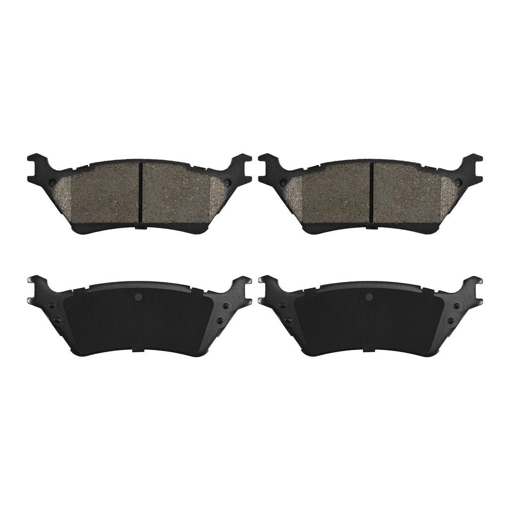 4x Rear Ceramic Brake Pads for Ford F-150 (2012–2020) with Manual Parking Brake