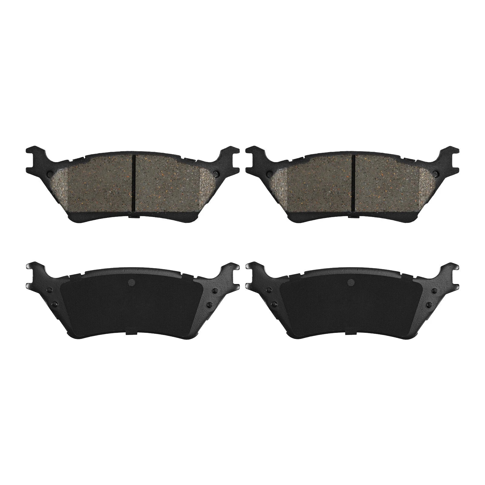 4x Rear Ceramic Brake Pads for Ford F-150 (2012–2020) with Manual Parking Brake