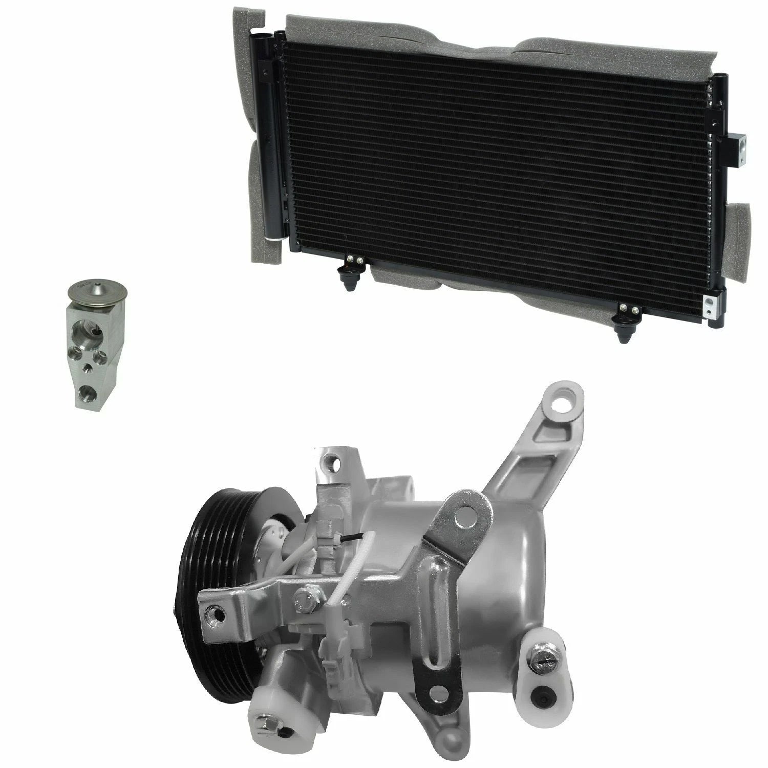 AC Compressor Kit With Condenser for Subaru XV Crosstrek 2.0L (2014–2017)