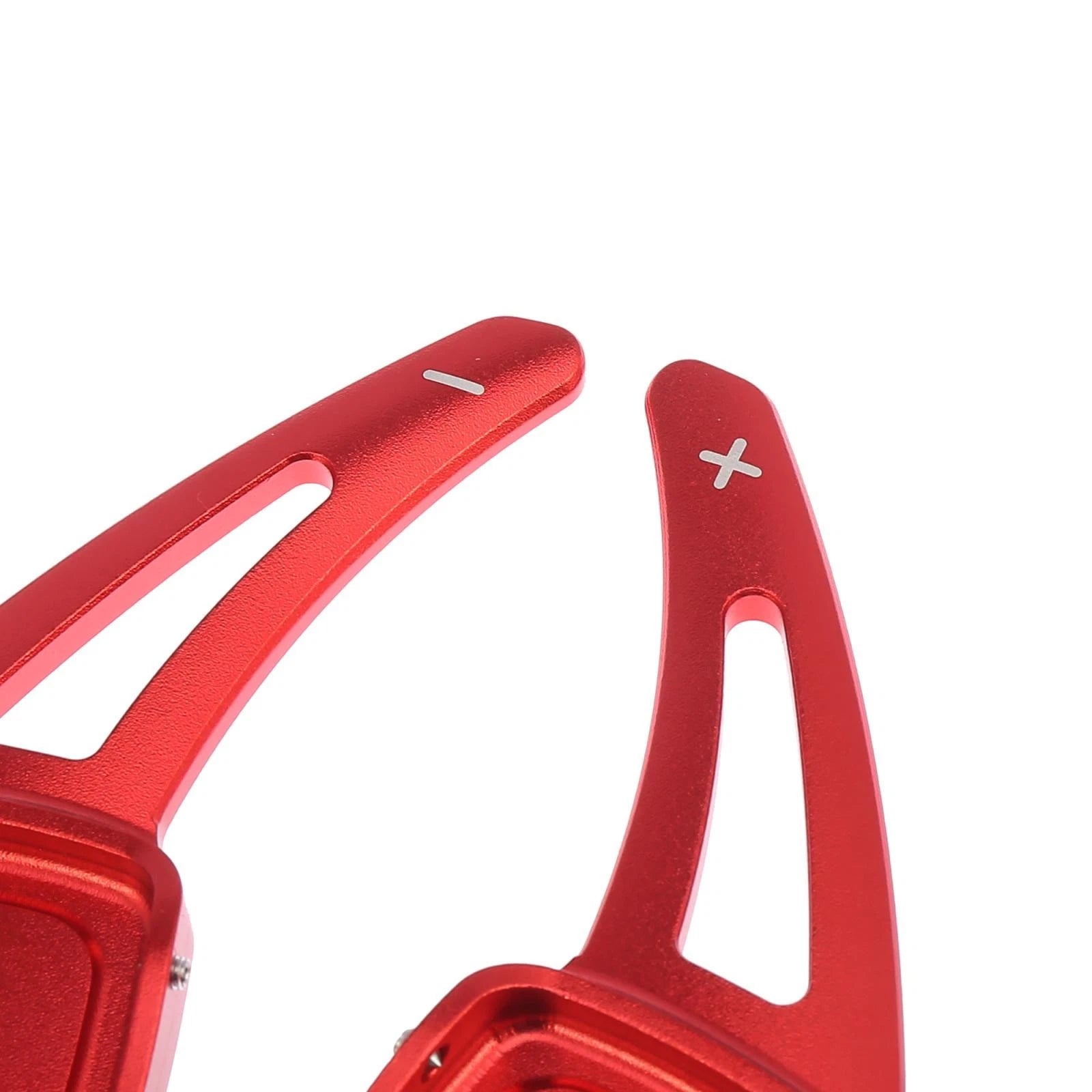 Pair Red Shift Paddle Shifters for Audi A3 A4L A5 A8 Q5 R8 Q7 (2010–2023)