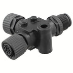 3 Way T Splitter for NMEA 2000 Marine Connector M125P (IP67 Rated)