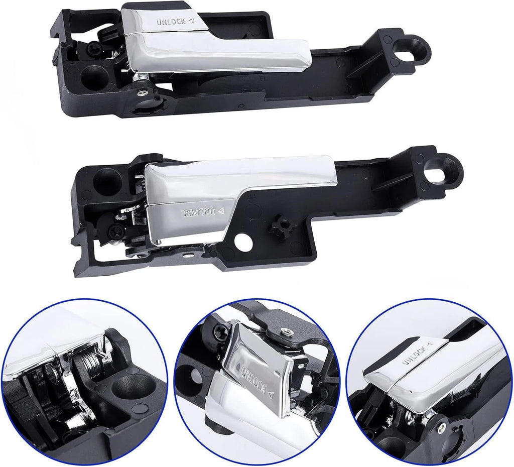 Pair Front Interior Door Handles for Ford Fusion Mercury Milan (2006–2012)