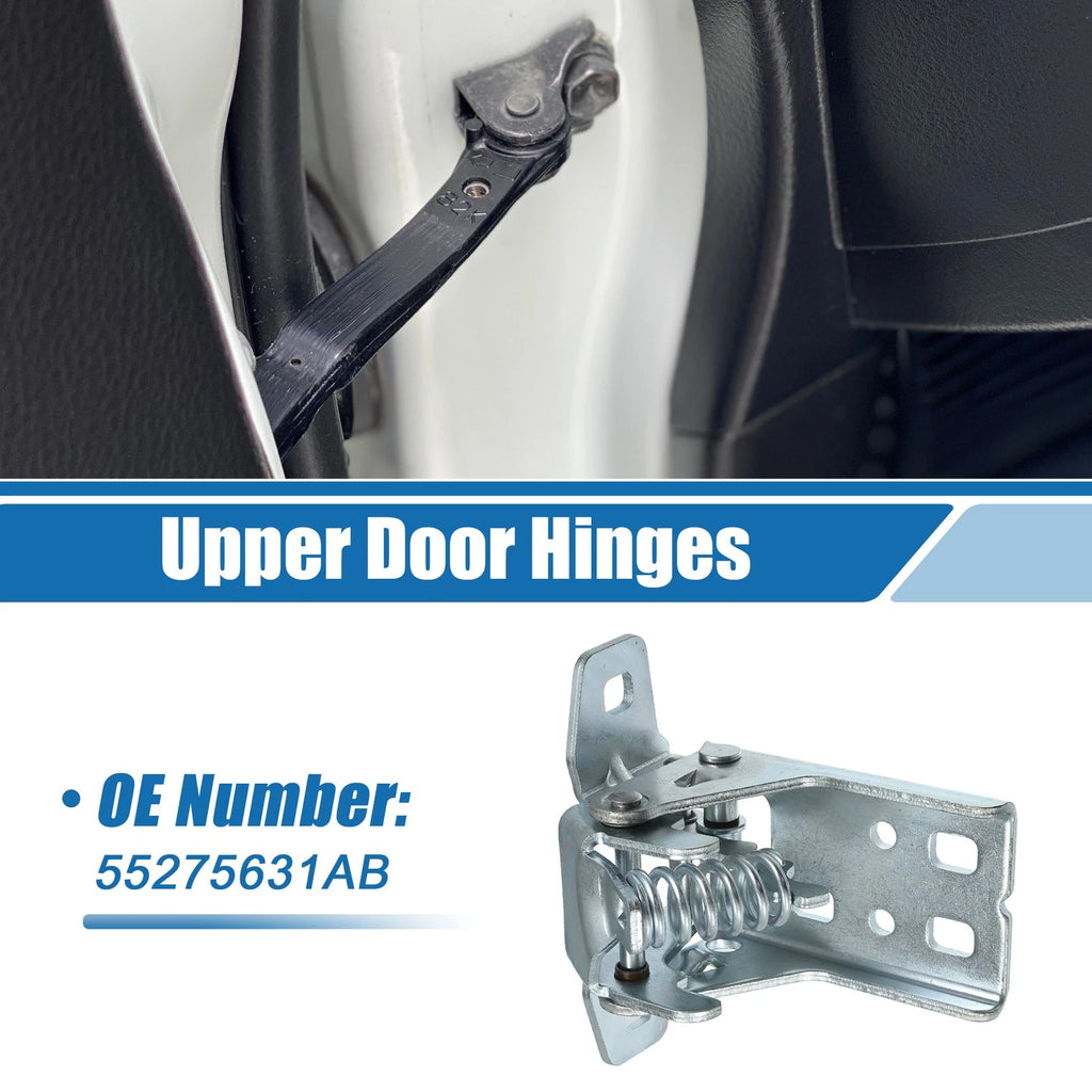 Front Left Upper Door Hinges No. 55275631AB for Dodge Ram 1500 2500 3500 (2002–2023)