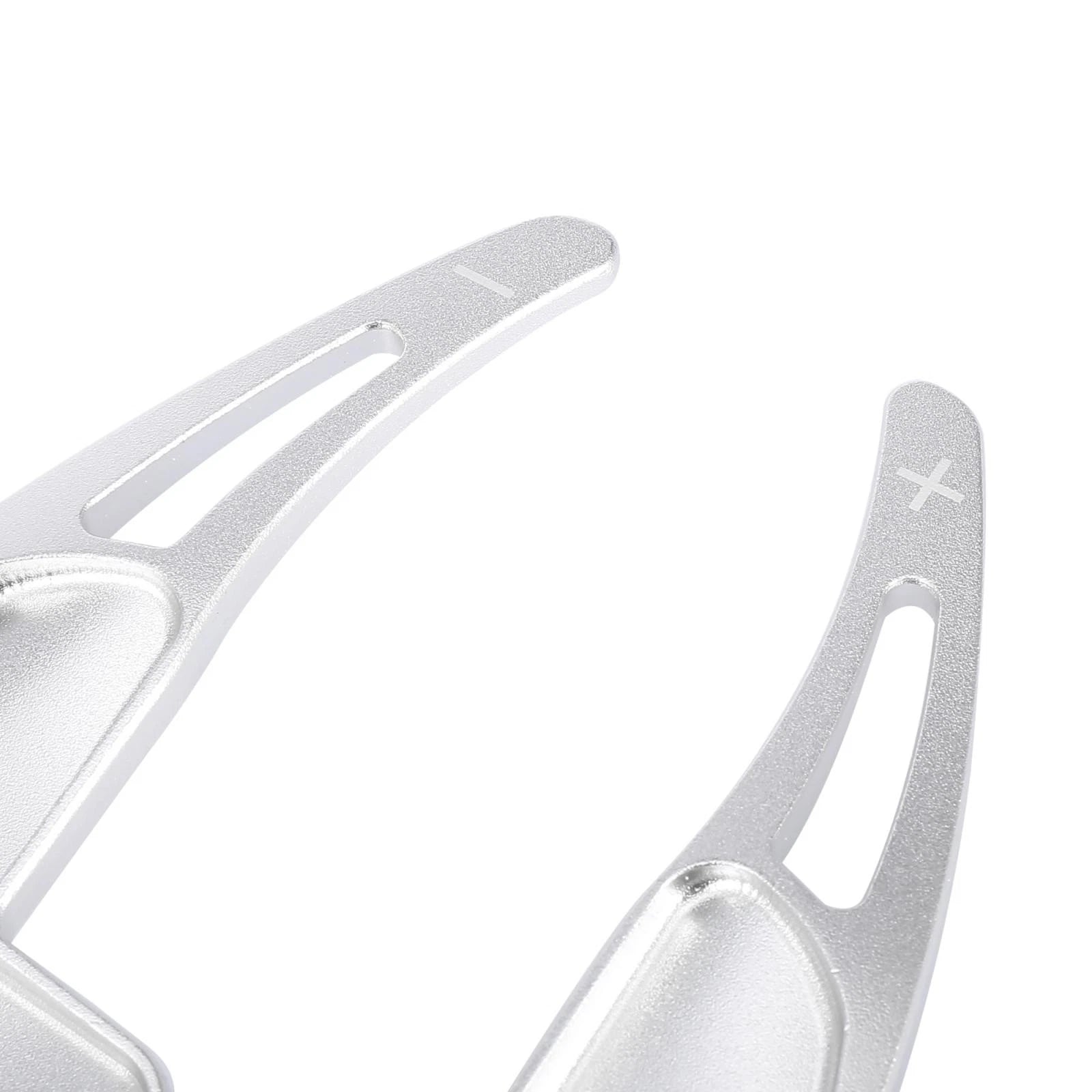 Pair Silver Tone Steering Wheel Shift Paddle for Mercedes Benz AMG A45 (2014)