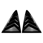 Glossy Black Rear Window Louver Cover for Ford Fiesta (2018-2024)