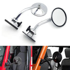 Mirror Relocation Pair for Jeep Wrangler TJ JK (1997–2017) Chrome