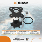 Impeller Repair Kit for Honda Outboard BF8D BF9.9D (1990–2005)