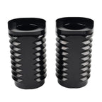 CNC Upper Fork Boot Slider Cover Black for Harley Street Glide FLHX FLHXS (14-23)