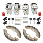 Front Brake Wheel Cylinders & Shoes Kit for Honda Rancher 350 TRX350 (2000–2003)