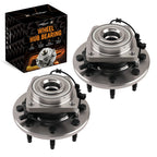 Set of 2 Front Wheel Hub Bearings for Chevy Silverado GMC Sierra HD (2011–2019)