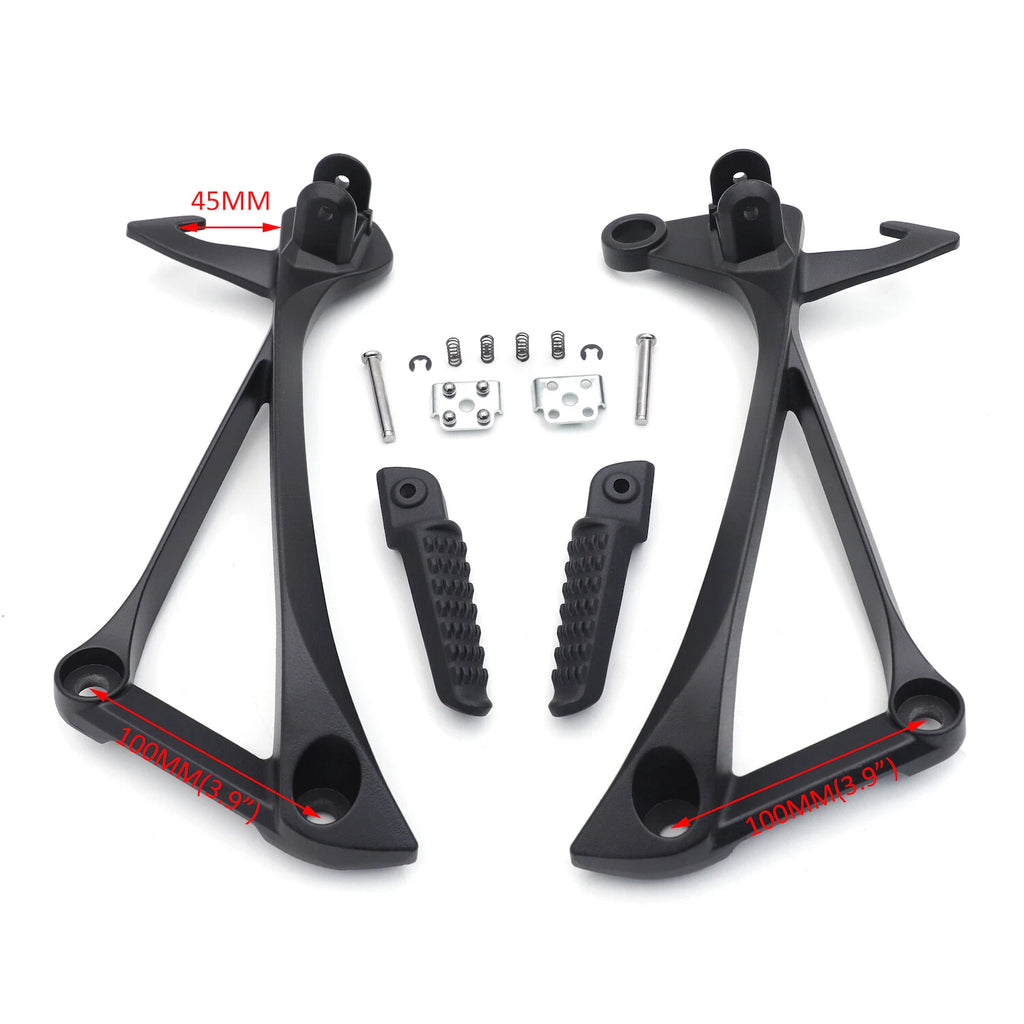Rear Passenger Foot Pegs Bracket for Kawasaki Ninja ZX10R (2011–2014)